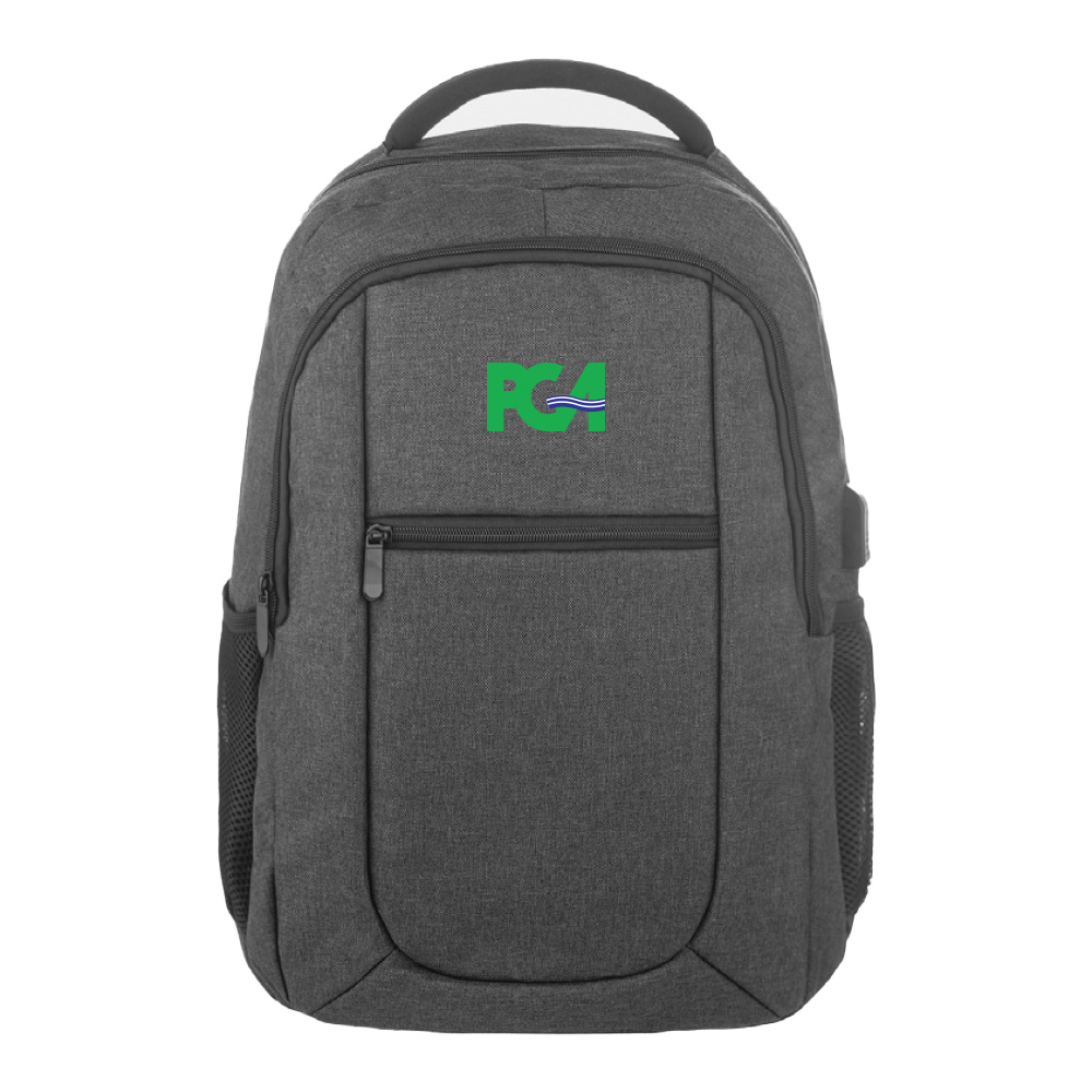 PGA Laptop Backpack-Dark Gray - 