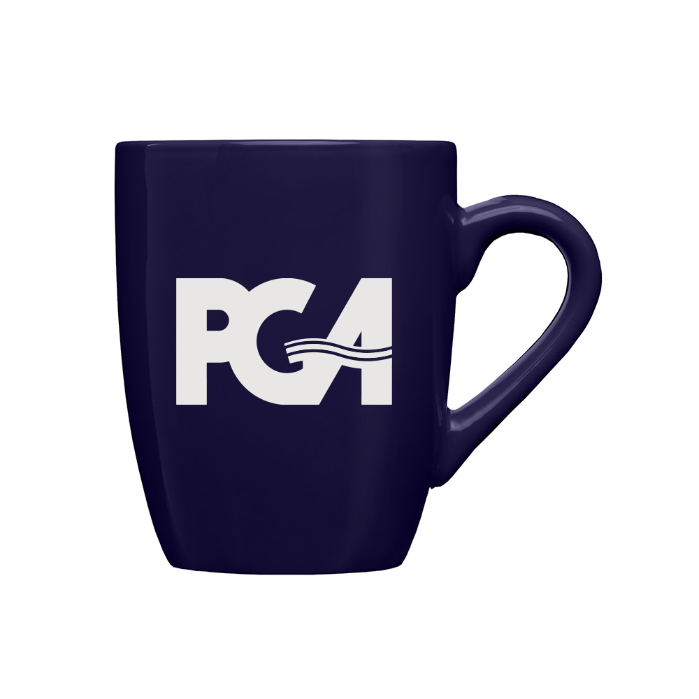 PGA Ceramic Bistro Mug-Cobalt