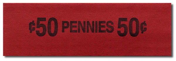 PB1110 Coin Flat Wrappers Pennies