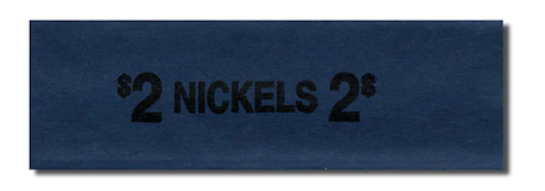 PB1111 Coin Flat Wrappers Nickels