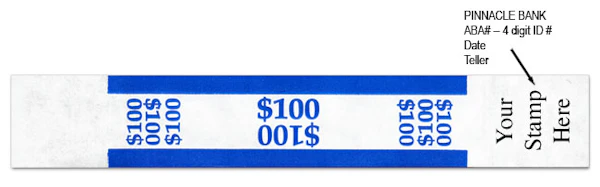 PB1163  B60115 $100 Bill Straps-Blue