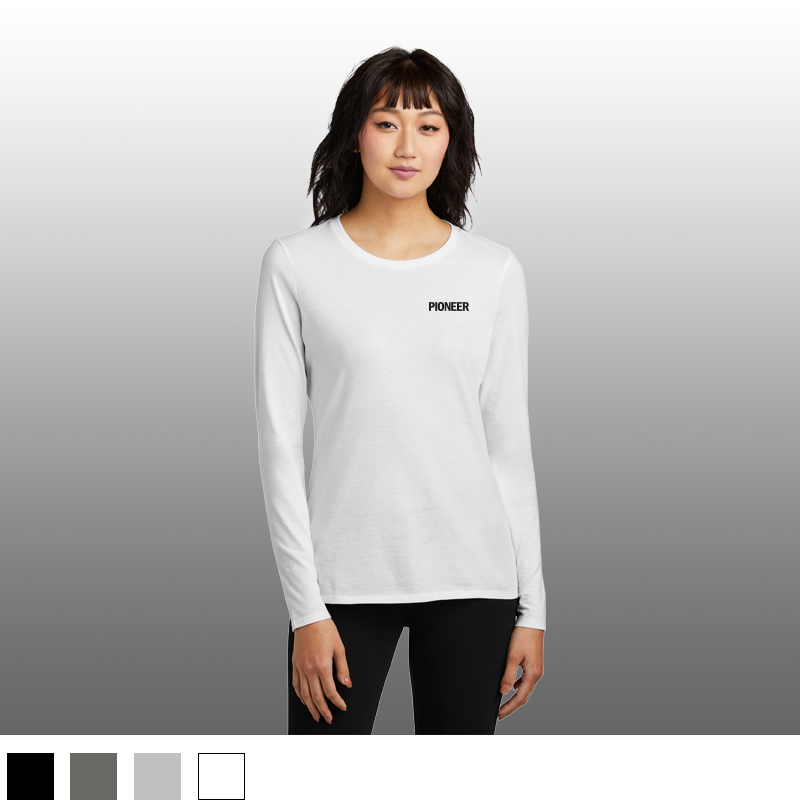 District® Women’s Perfect Blend® CVC Long Sleeve Tee