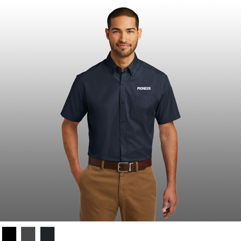 Port Authority® Short Sleeve Carefree Poplin Shirt
