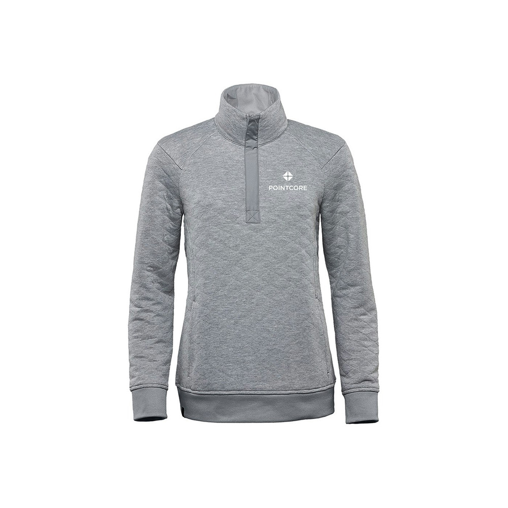 Women's Quilted Quarter-Zip Pullover - Women's Quilted Quarter-Zip Pullover