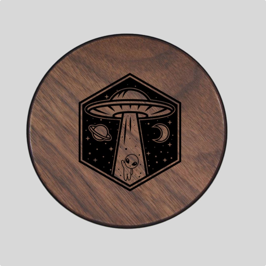 Walnut Qi Charger