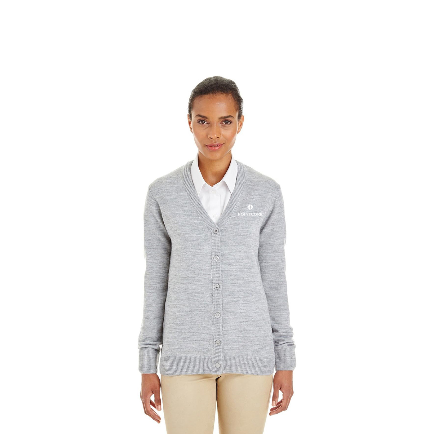 Women's Classic V-Neck Sweater Cardigan