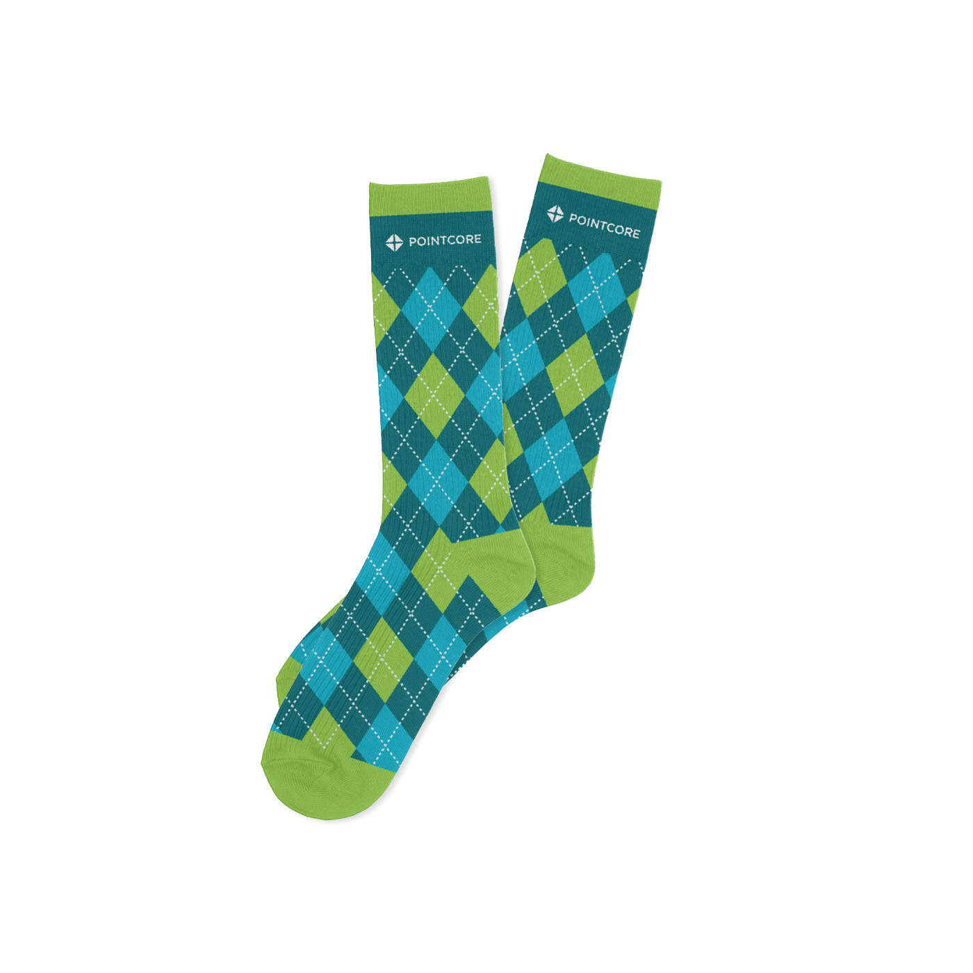 Mid-Calf Argyle Socks