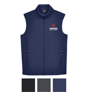 CORE 365 Men's Two-Layer Fleece Bonded Soft Shell Vest