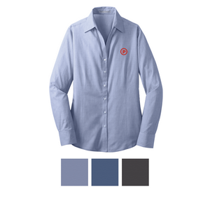 Port Authority® Ladies Crosshatch Easy Care Shirt