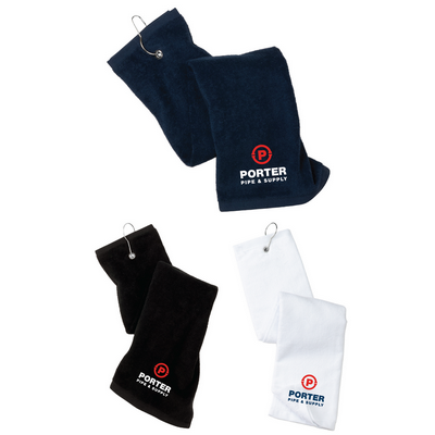 Port Authority® Grommeted Tri-Fold Golf Towel