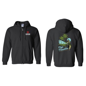 Port & Co® Core Fleece Full-Zip Hoodie (Paradise)