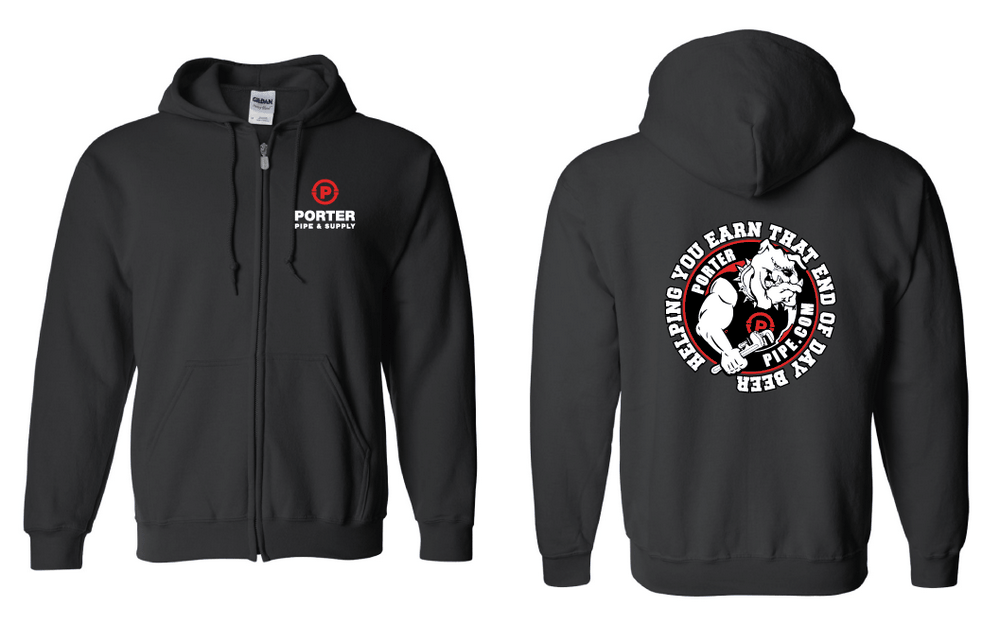 Port & Co® Core Fleece Full-Zip Hoodie (EOD Beer)