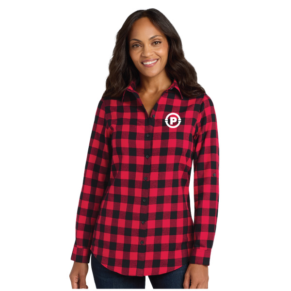 Port Authority® Women's Plaid Flannel Tunic