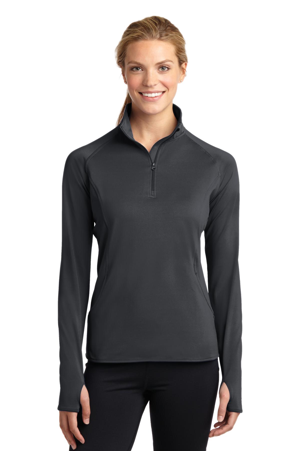 Sport-Tek Ladies Sport-Wick Stretch 1/4-Zip Pullover LST850