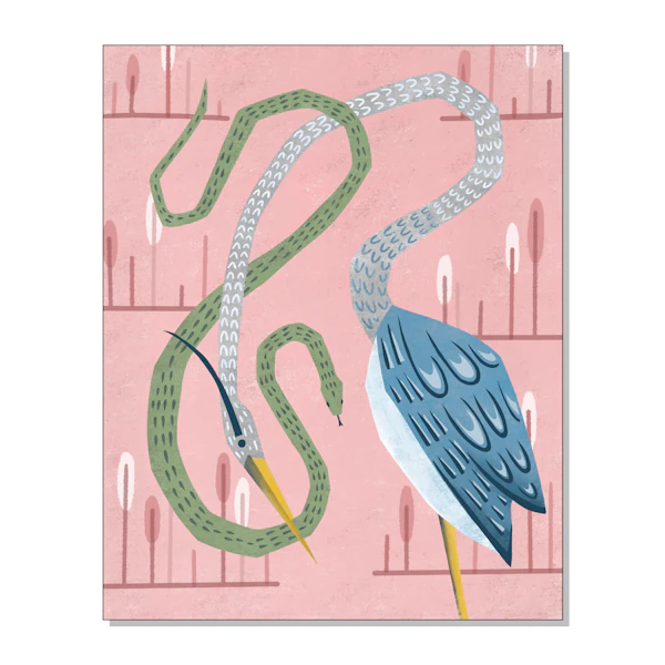 Snake Snack Art Print