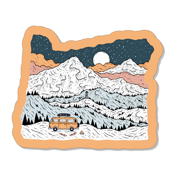 Northwest Wintertime Sticker