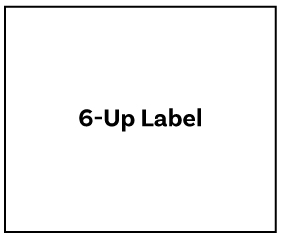 6-Up Label (4 x 3.33")