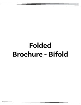 8.5 x 11" Folded Brochure - Bifold