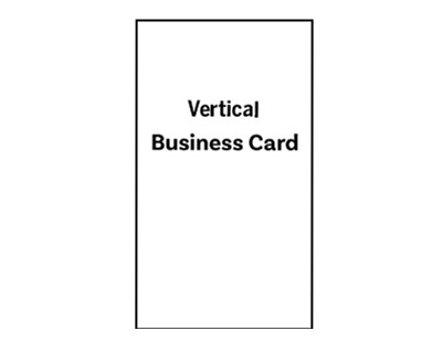 Vertical Business Cards