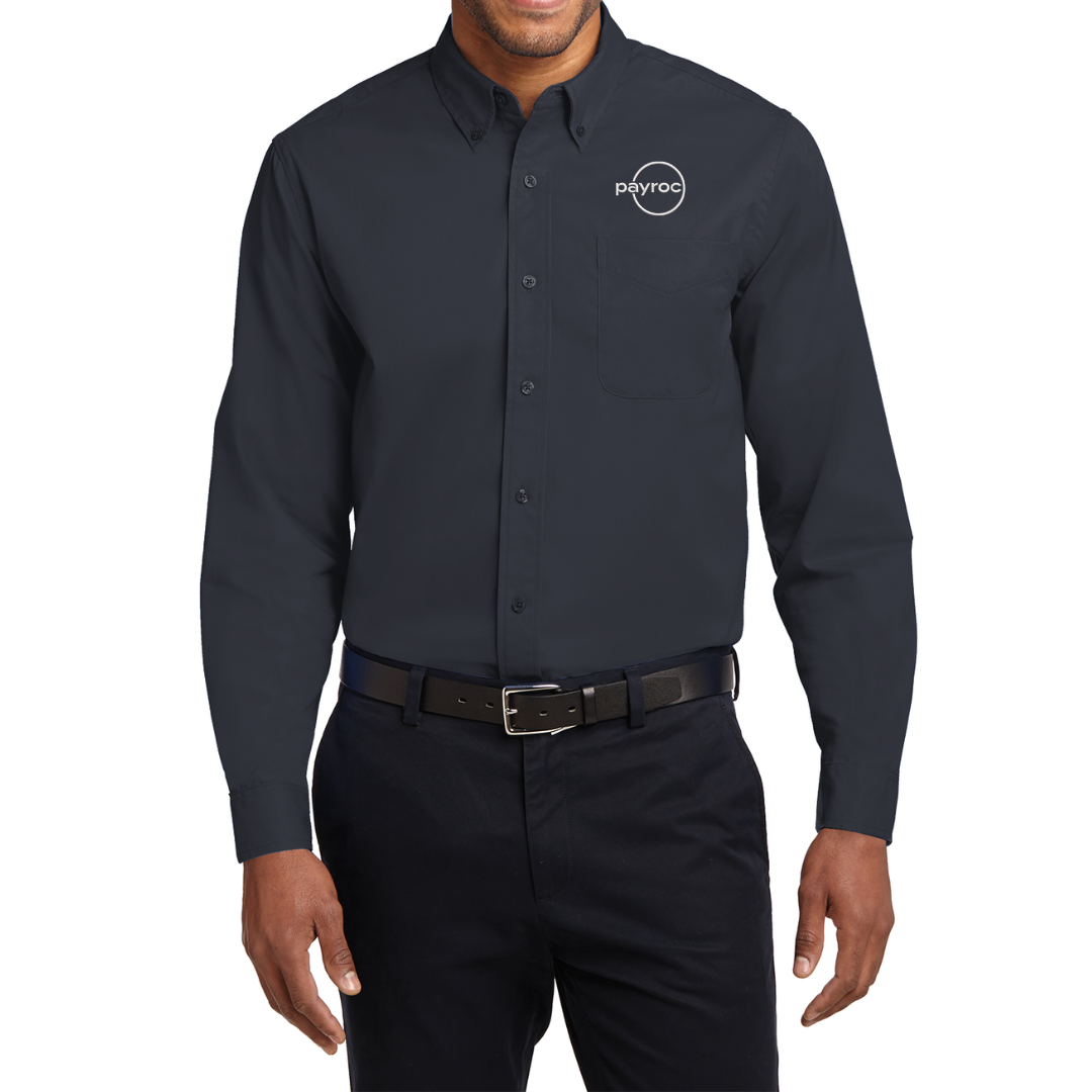 Mens Port Authority Long Sleeve Button Down