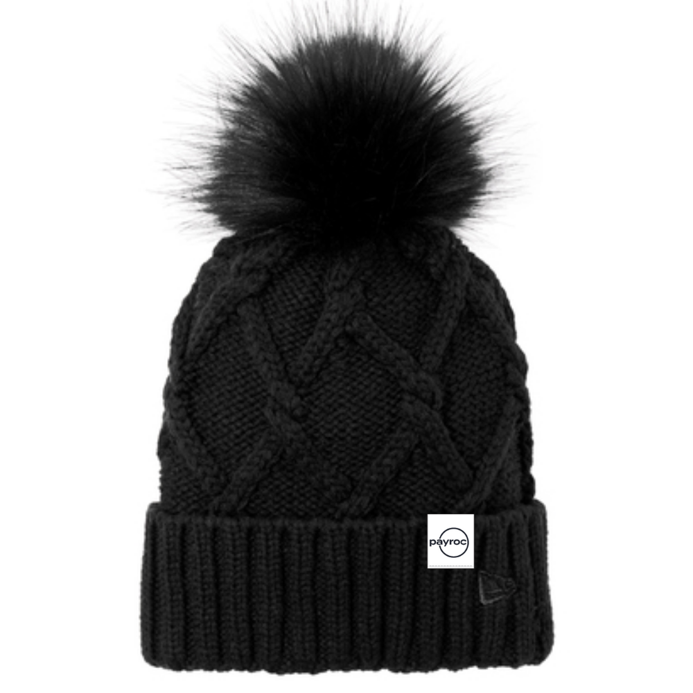New Era Faux Fur Pom Beanie