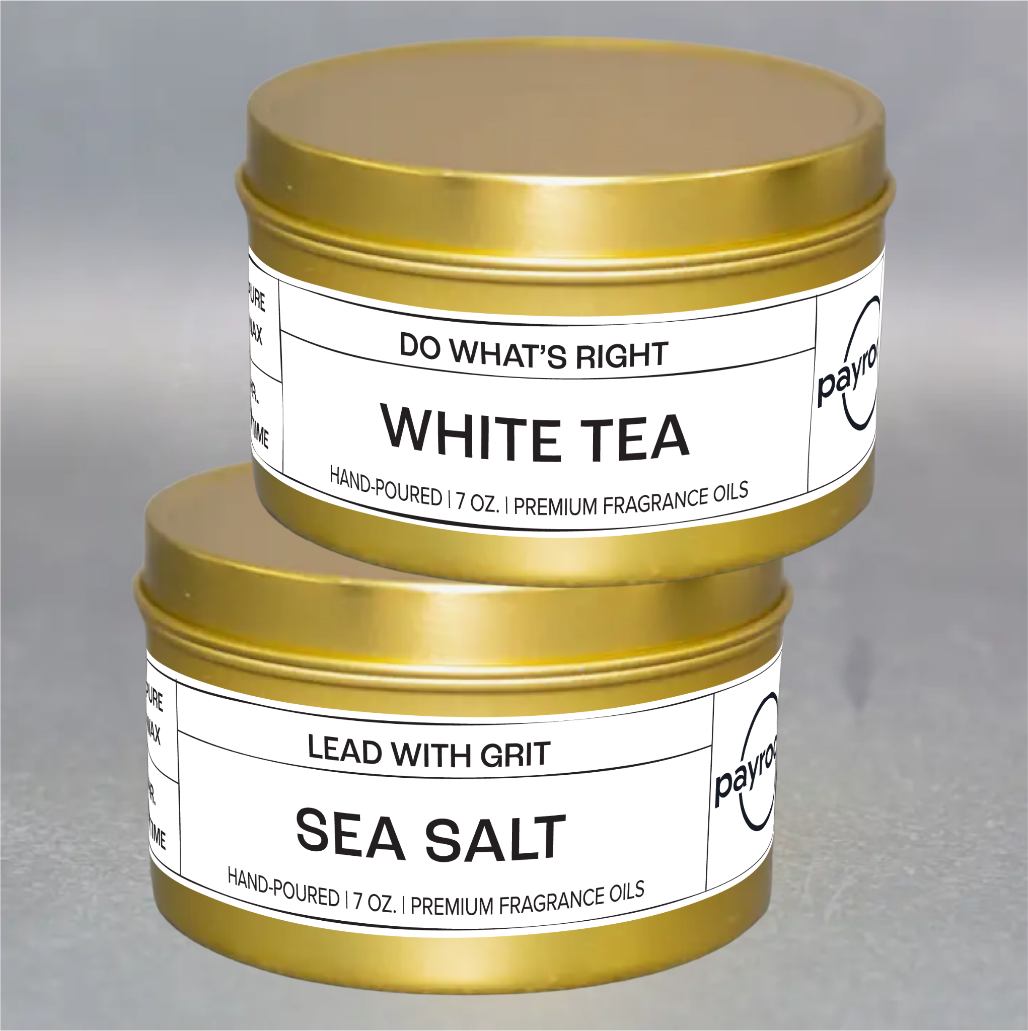 7oz. Gold Tin Soy Wax Candle