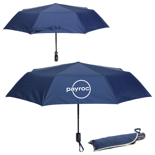 44" Arc Auto Open + Close Portable Umbrella