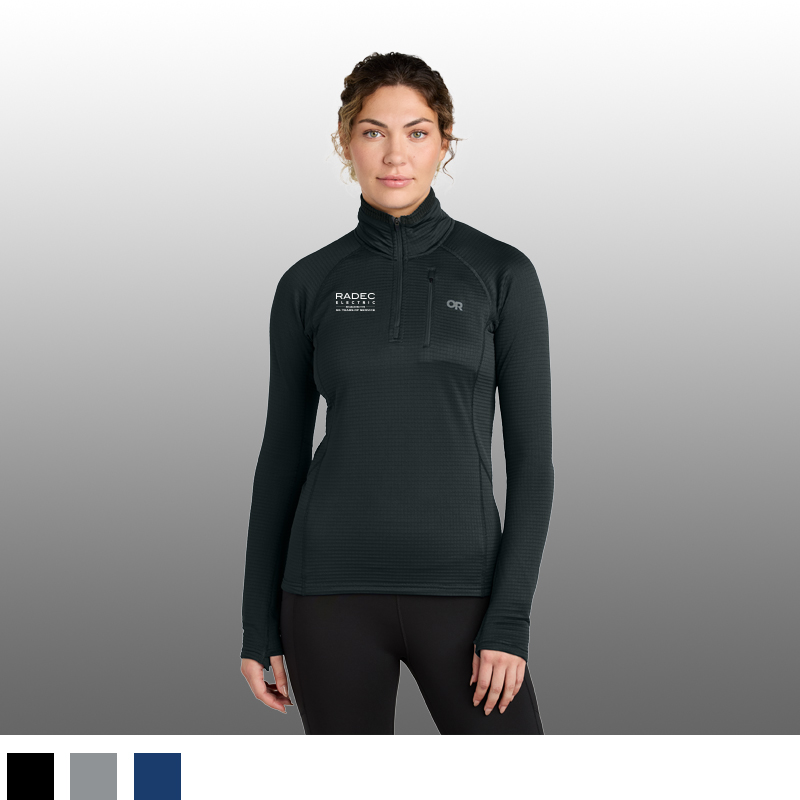 Outdoor Research® Women's Tech Grid 1/4-Zip Fleece