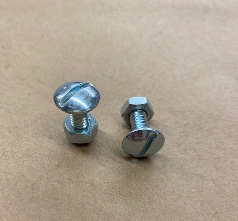 (2) Silver Bolts for Metal Frames : RS-SP00