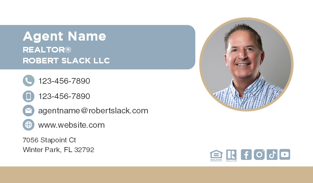 BUSINESS CARD W/ PHOTO KNOCKOUT : RS-BC03