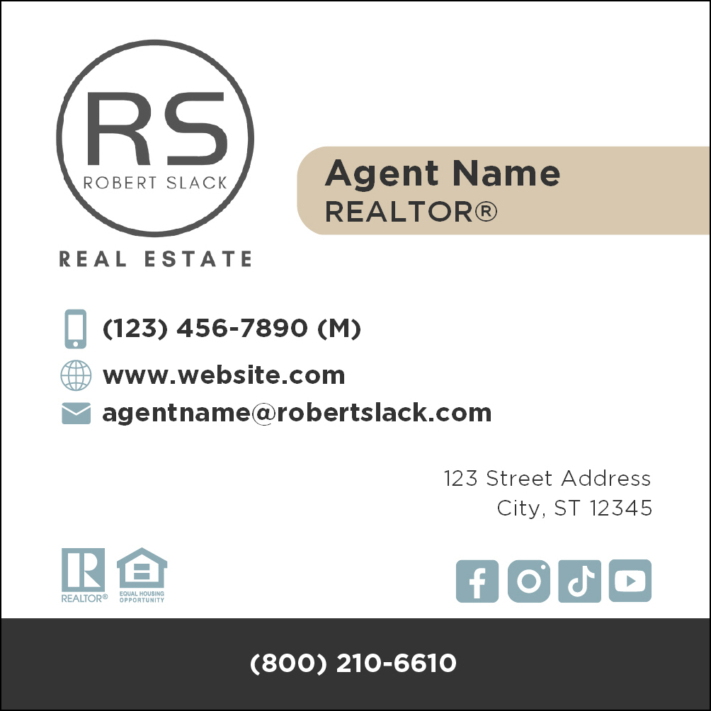 SQUARE BUSINESS CARD TN : RS-BC06-GA