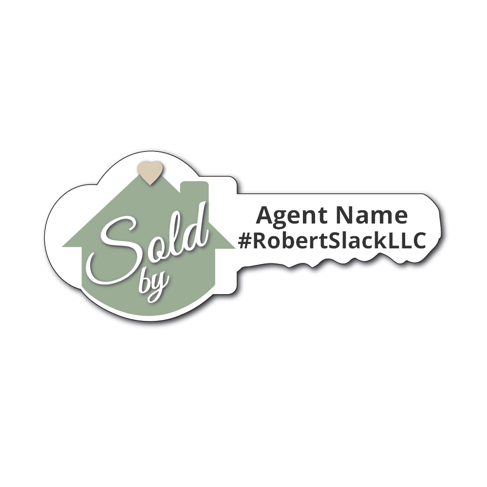 Large Key Cut Out White, Darker Green : RS-PP13F