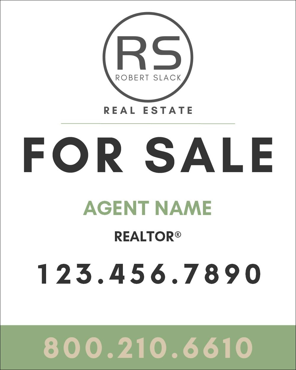 YARD SIGN PORTRAIT - TN : RS-SN02-GA