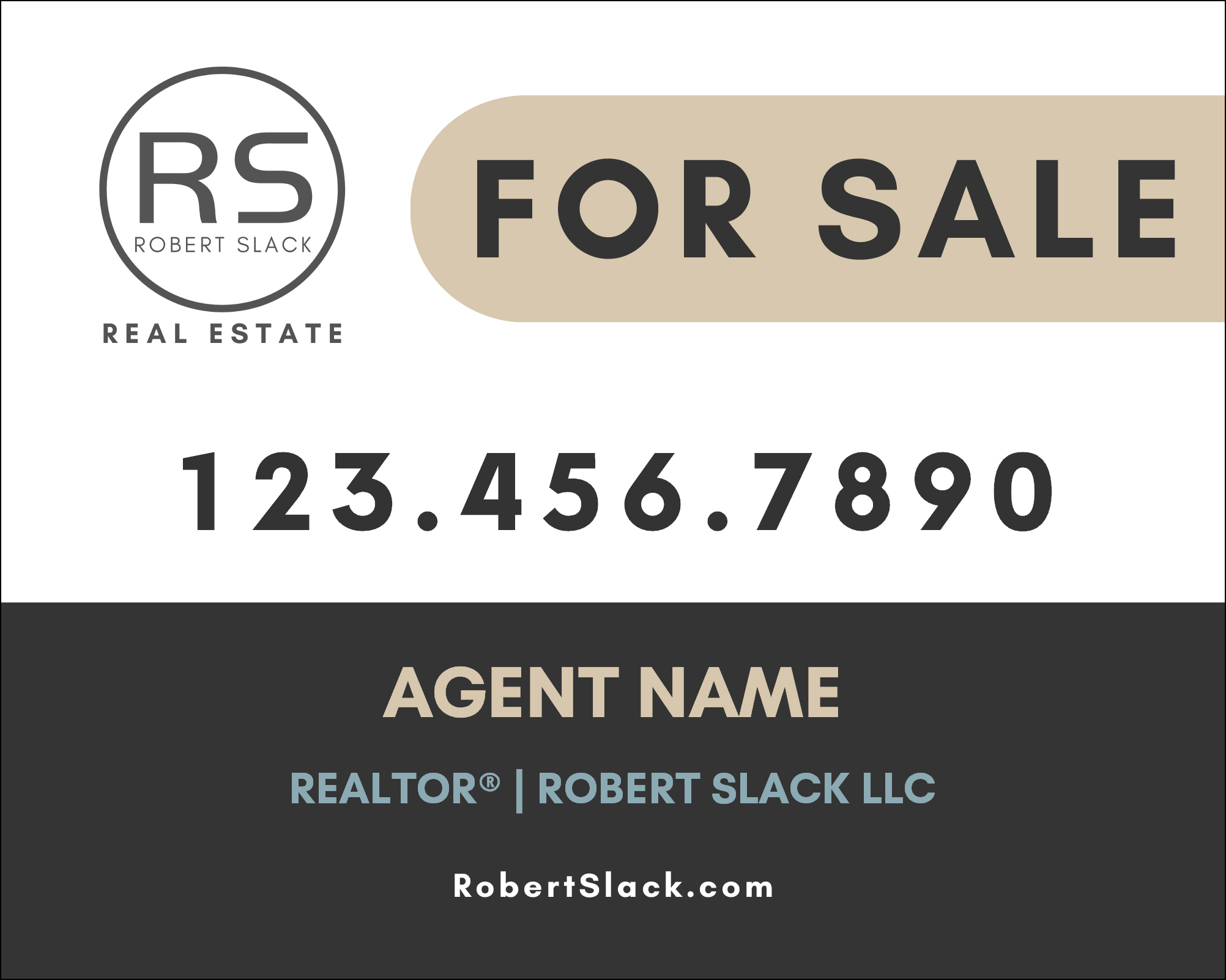 YARD SIGN LANDSCAPE : RS-SN06-LS