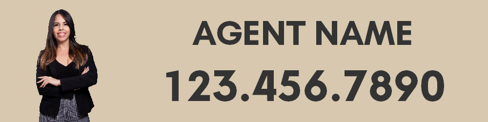 24 X 6 W/ PHOTO RIDER SIGN : RS-SN18