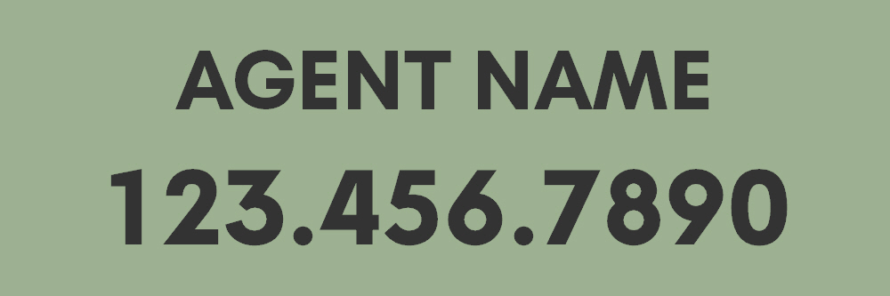 18 X 6 WHITE RIDER SIGN : RS-SN20A