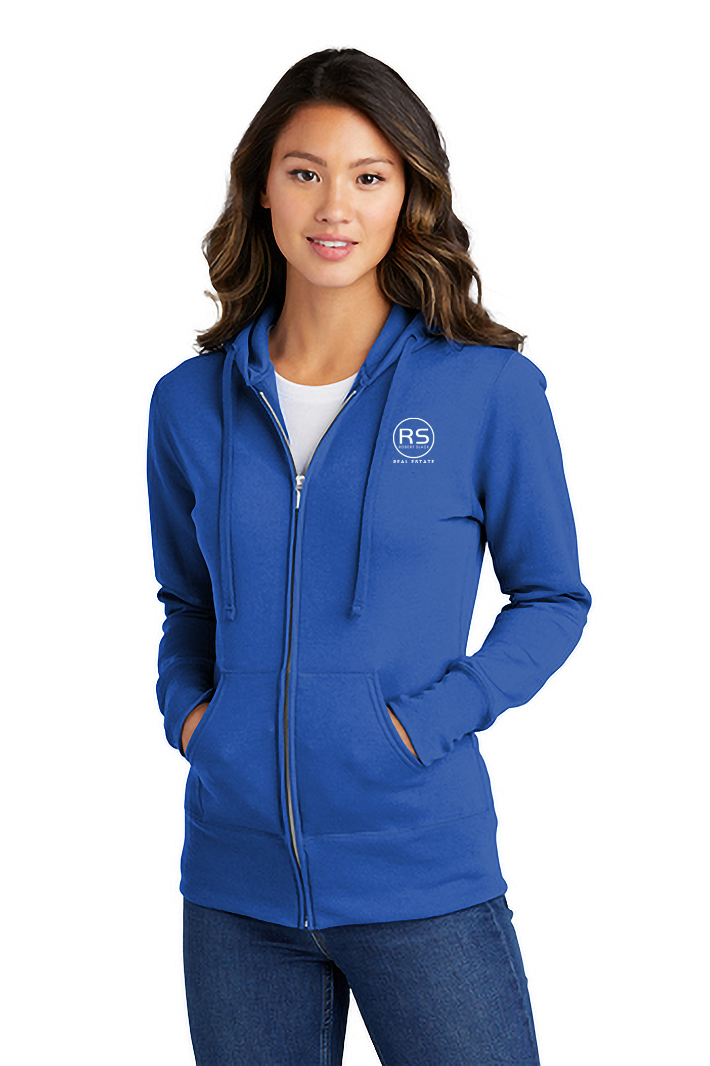 Port & Company® Ladies Fleece Hooded Sweatshirt : RS-WE13B-W