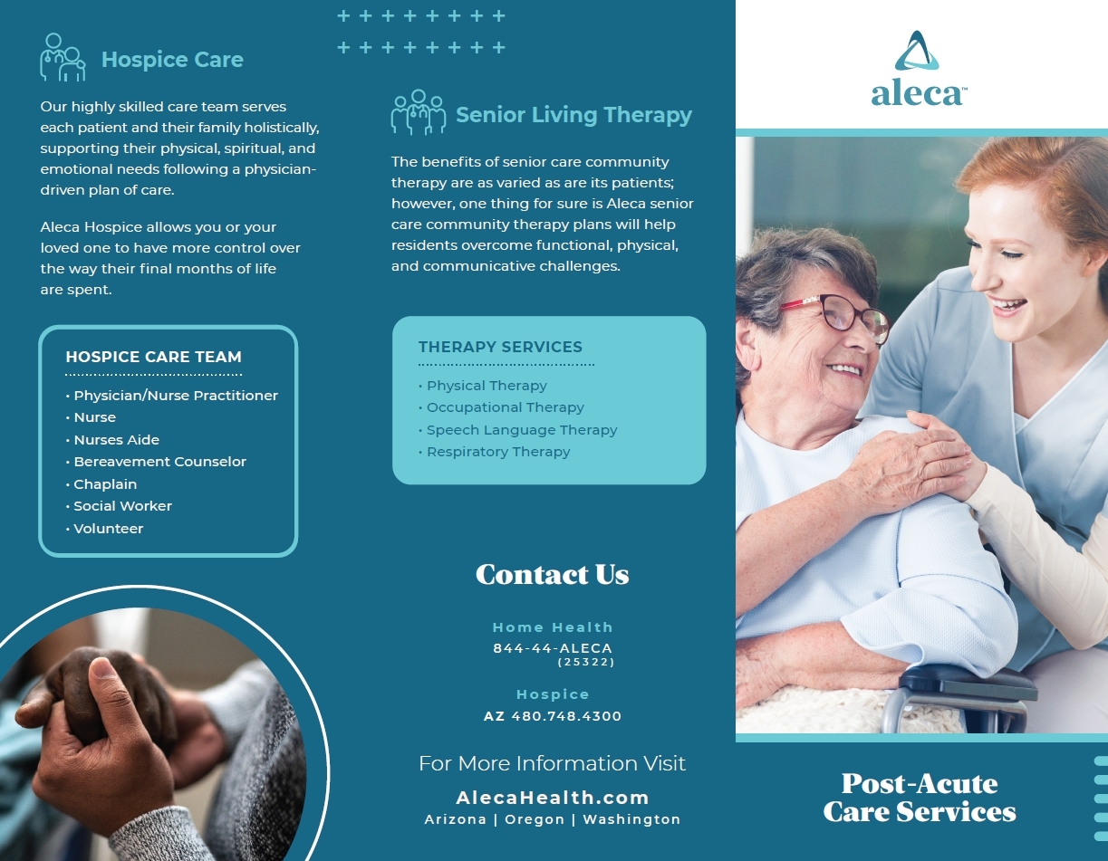 Tri-Fold Brochure - Aleca Post Acute Care Services