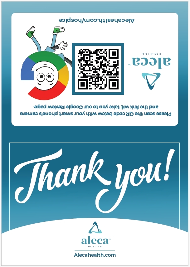 Aleca Thank You Card for Hospice