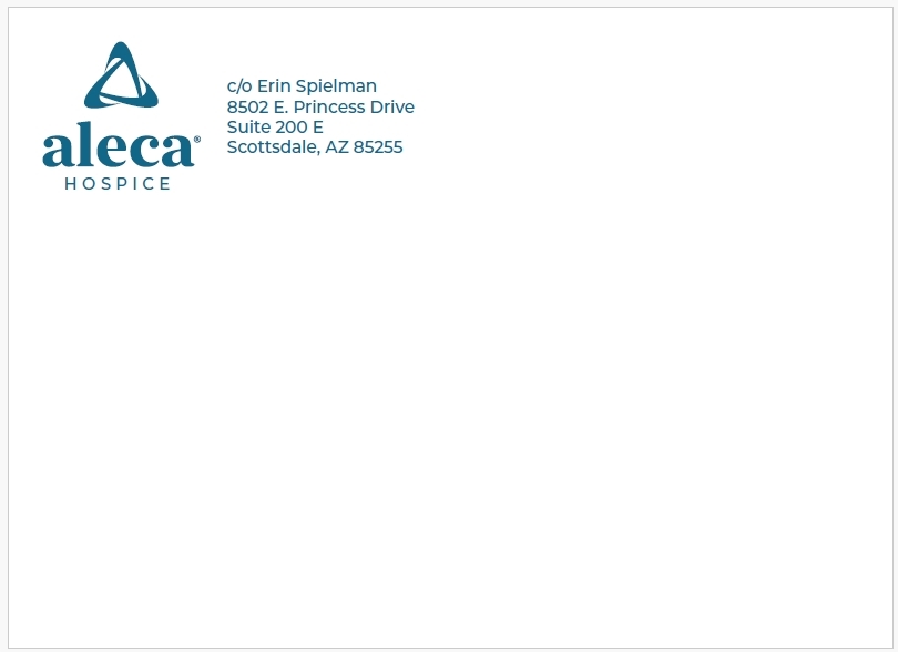 Envelope - A7 Aleca HH & Hospice