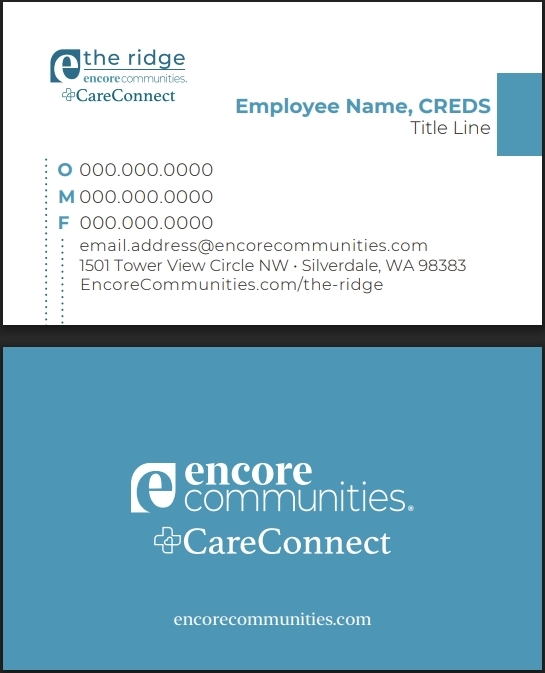 Business Card Template - Encore