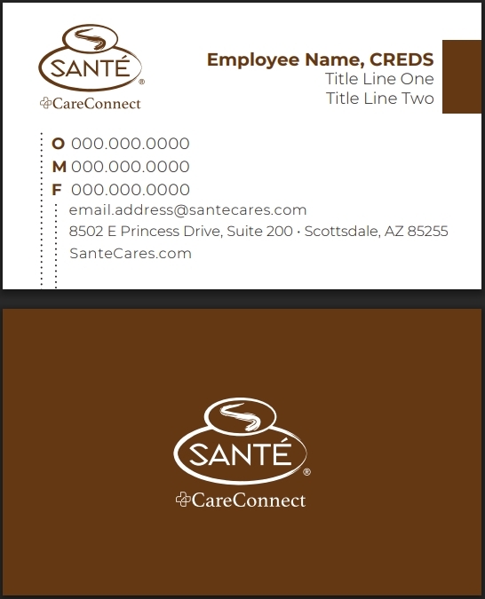 Business Card Template - Sante
