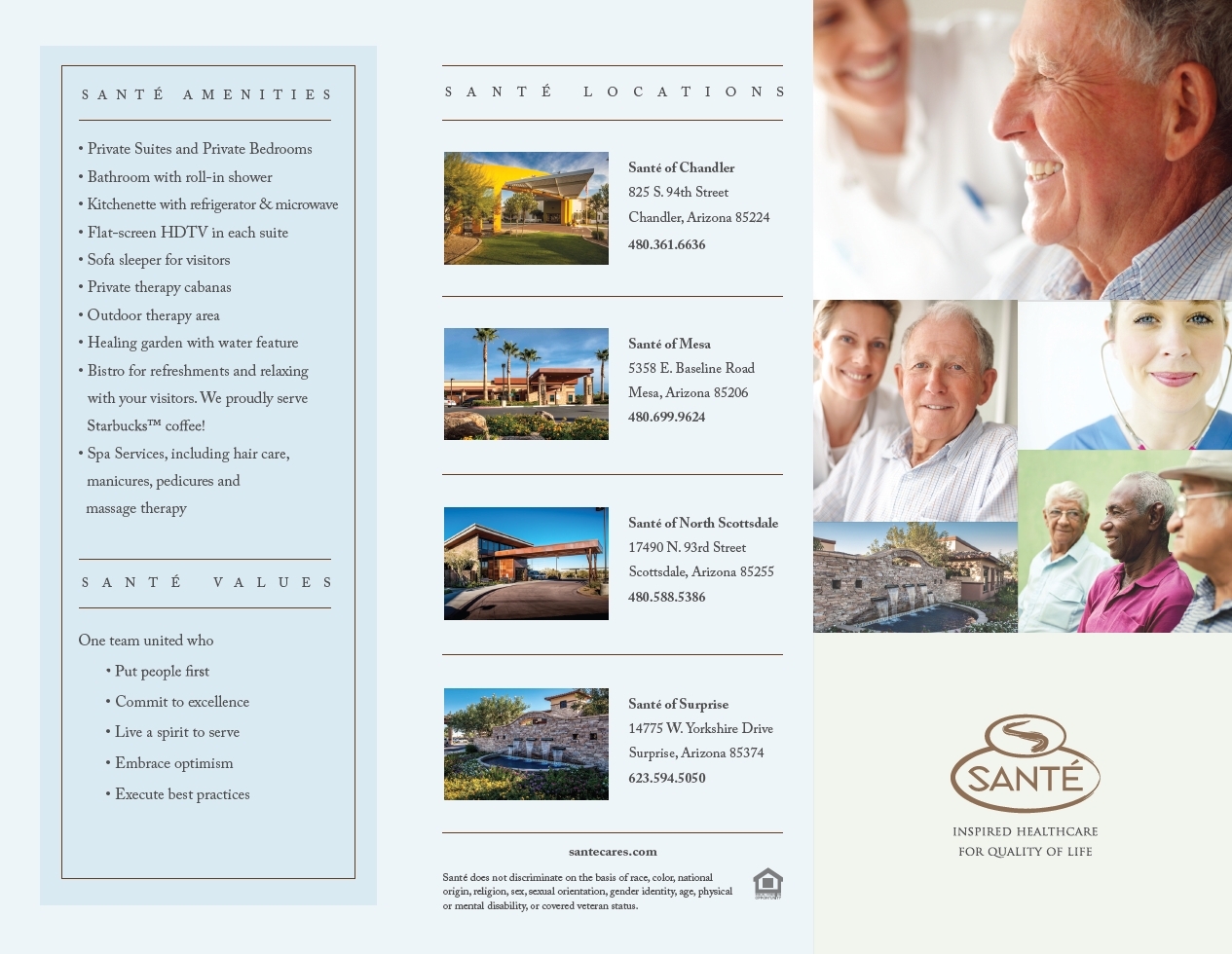 Tri-Fold Brochure - Sante Rehabilitation