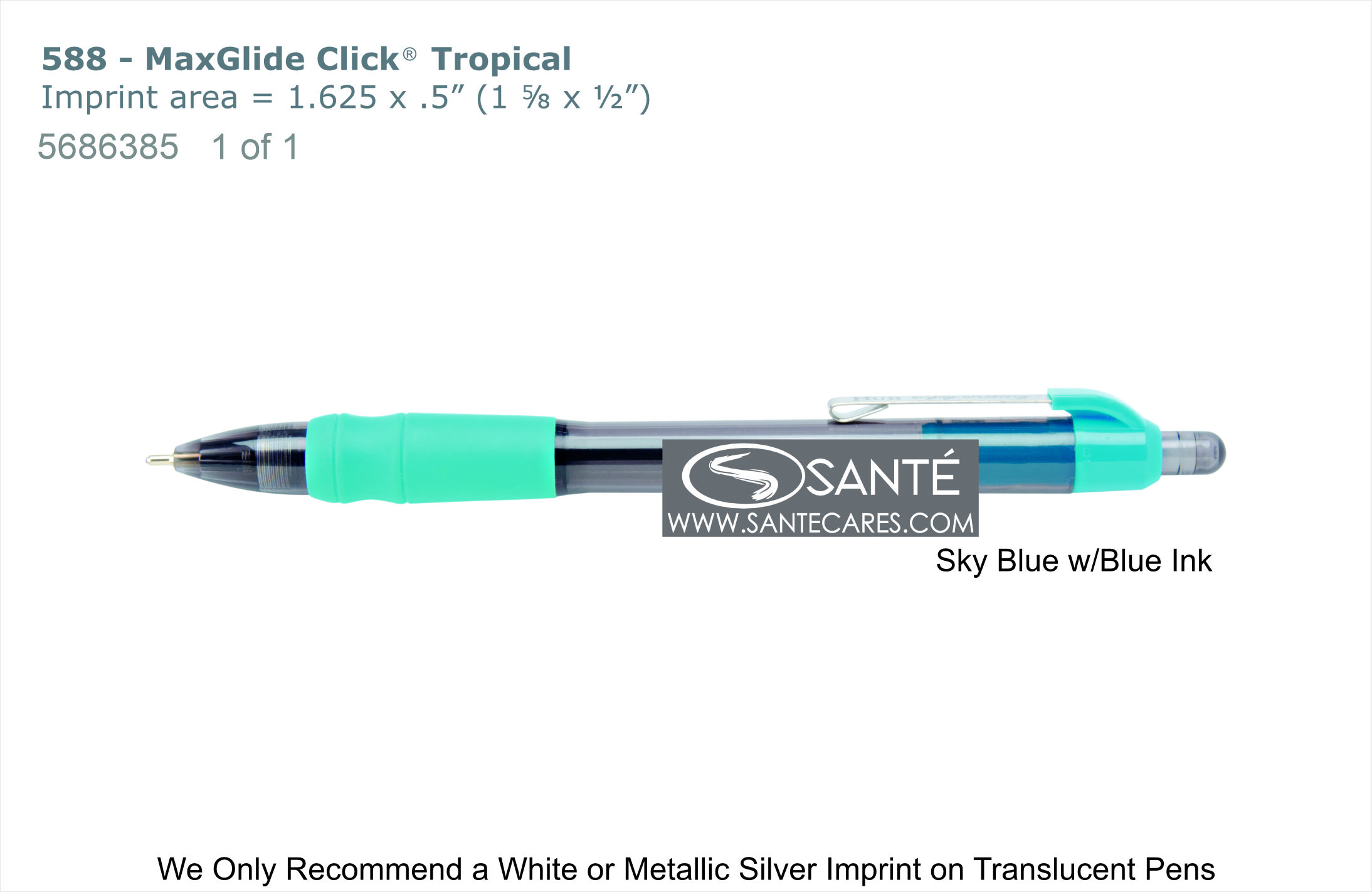 Pen - Sante MaxGlide Click™ Tropical