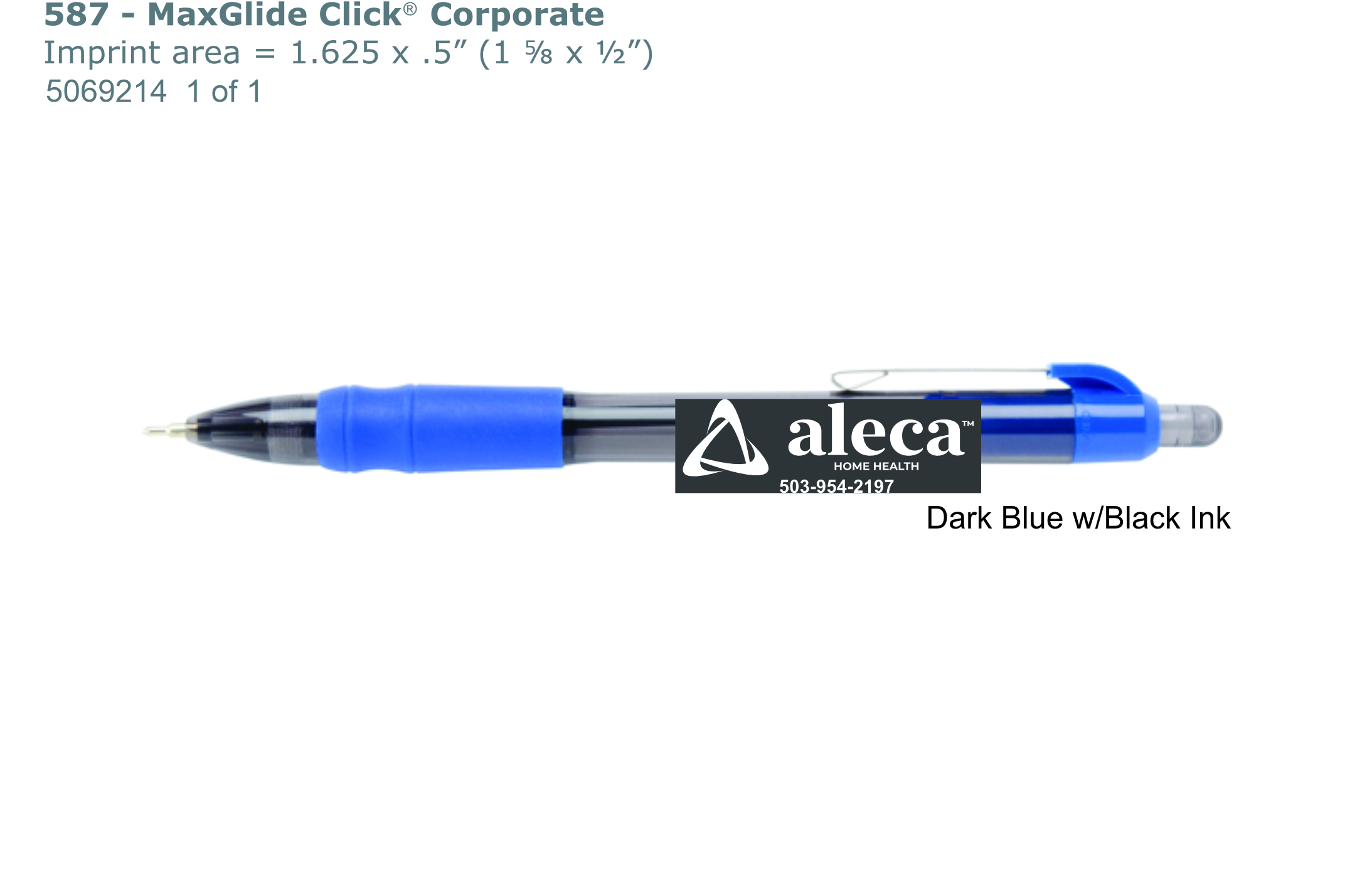 Pen - Aleca Home Health MaxGlide Click™ Corporate