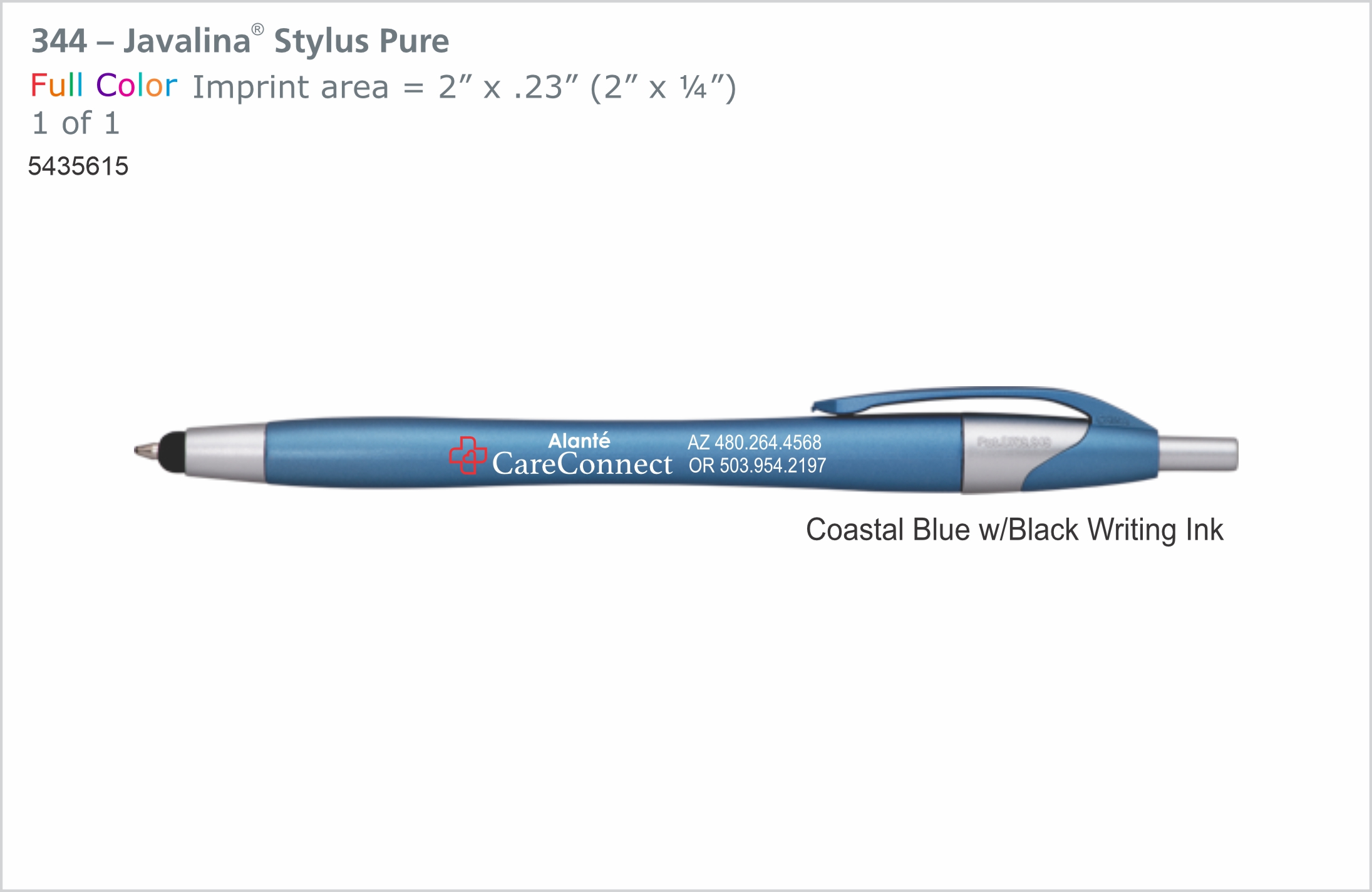 Pen - Alante Care Connect Javalina Pure Stylus