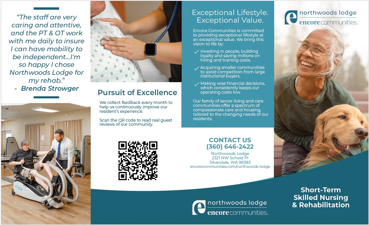 Encore Northwood Roll Fold Brochure