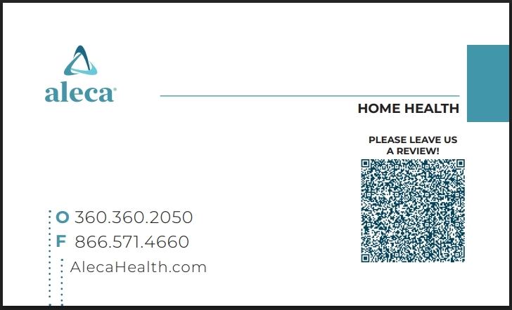Aleca Home Health WA Google Card