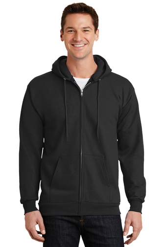 Port & Company® Tall Essential Fleece Full-Zip Hooded Sweatshirt