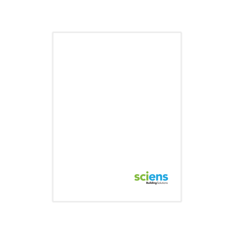 9 x 12 Pocket Folder - 16 pt Premium Matte - Outside Print